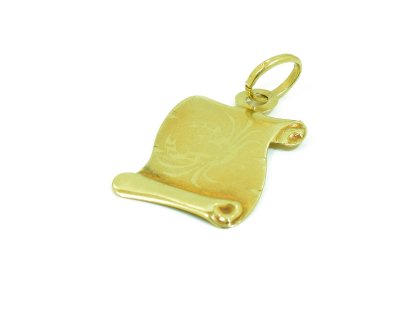 Přívěšek krab na pergamenu