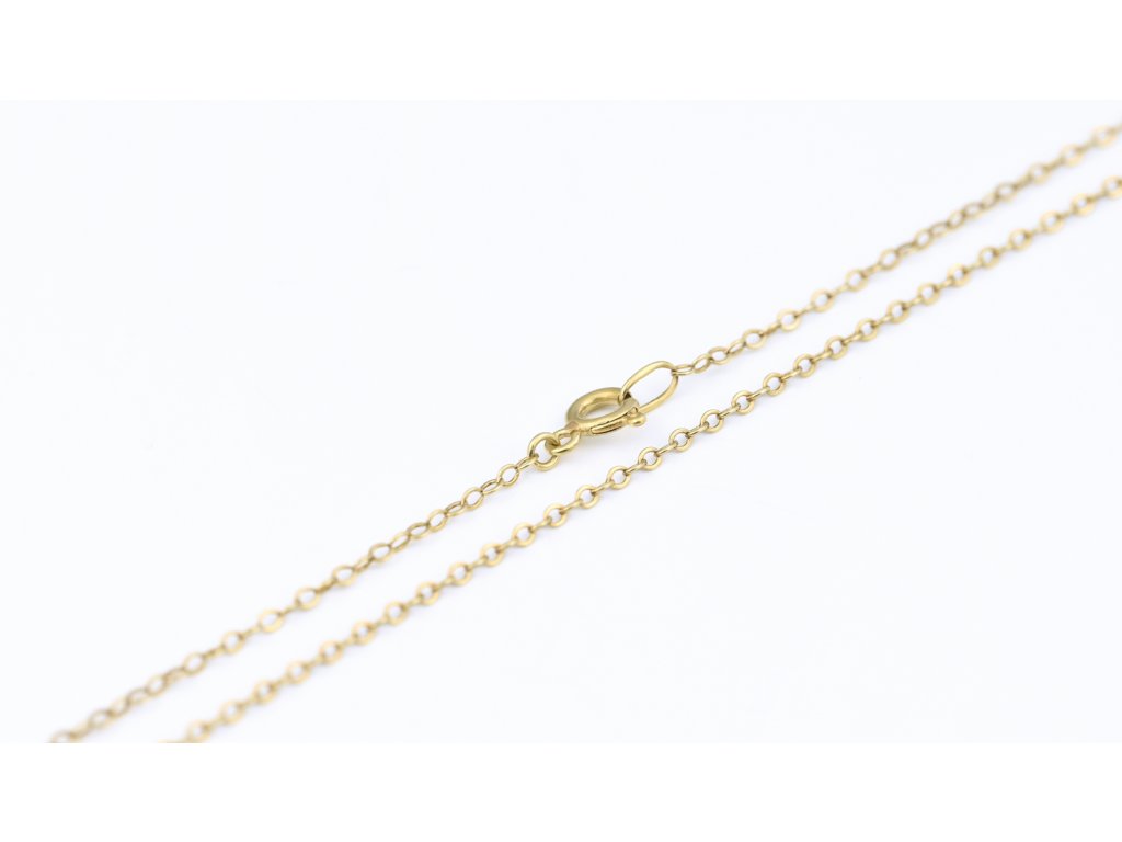 Zlatý řetízek rolo – detail zapínání