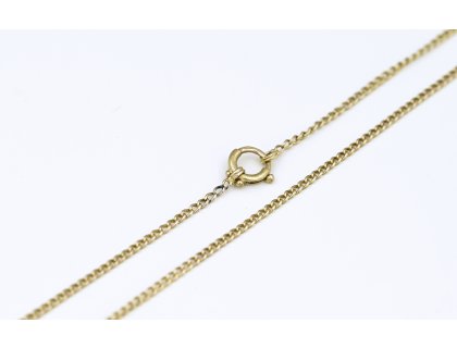 Zlatý řetízek pancéř – detail zapínání