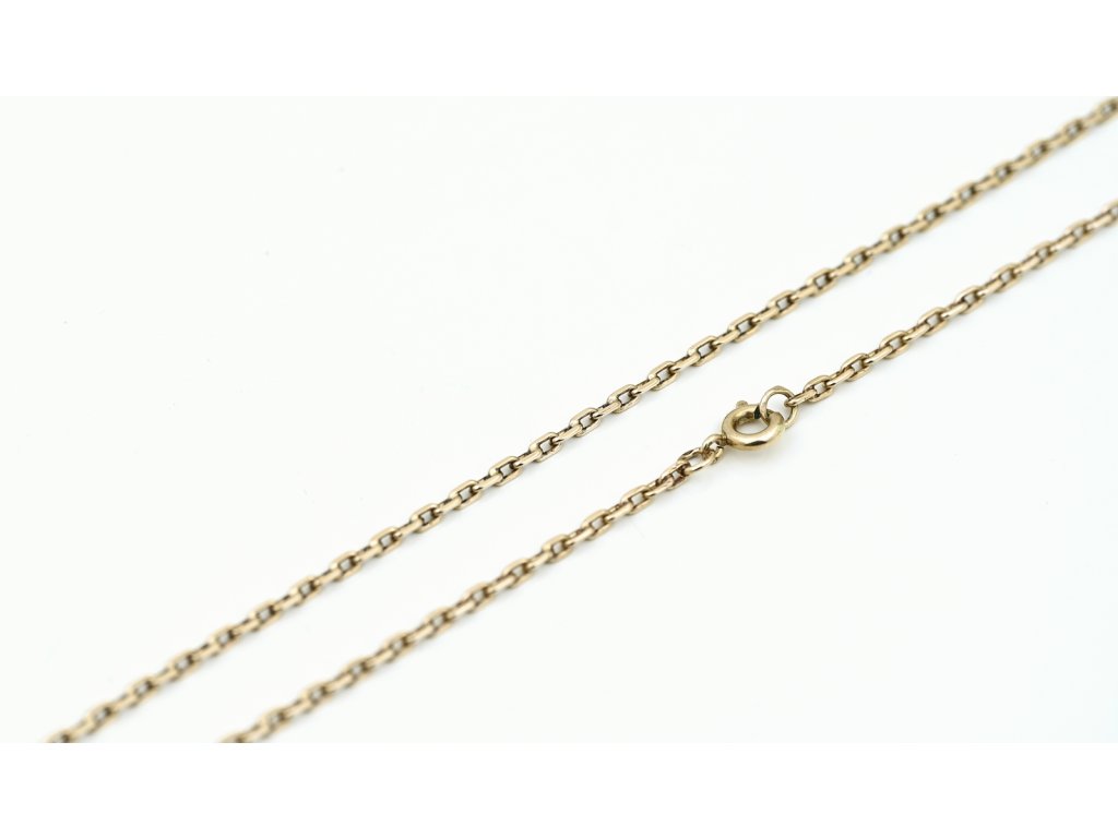 Zlatý řetízek anker z červeného zlata