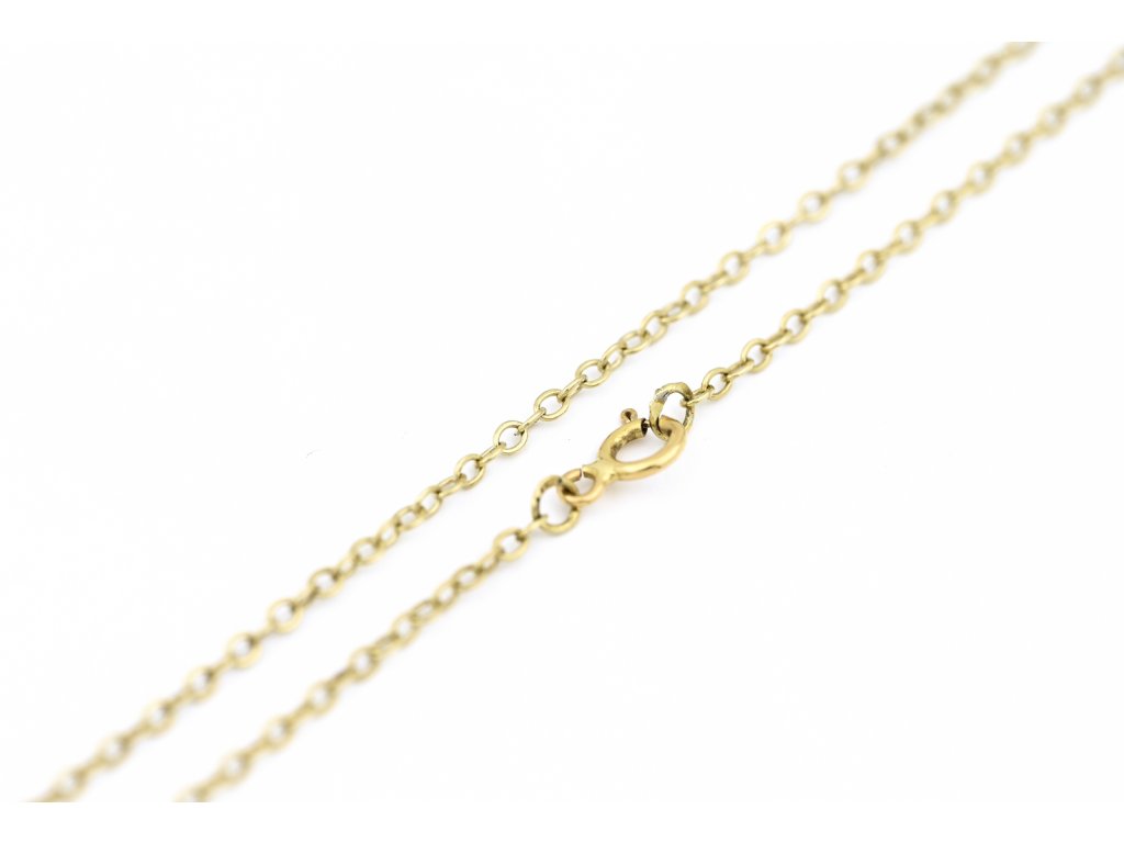 Zlatý řetízek rolo – detail zapínání