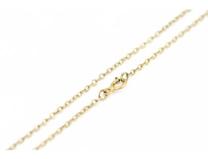 Zlatý řetízek rolo – detail zapínání