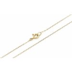 Zlatý řetízek, jemný vzor rolo.