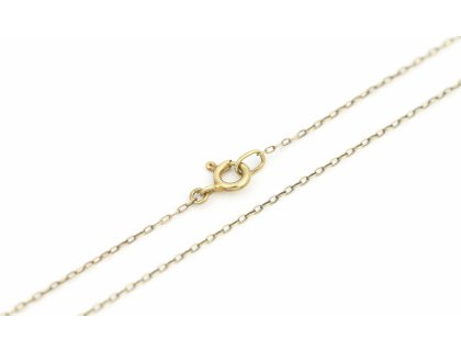 Zlatý řetízek, jemný vzor rolo.