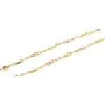 Zlatý řetízek, spirály v kombinaci s červeným zlatem.