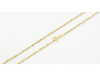 Zlatý řetízek, vzor singapur.