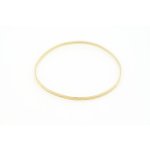 Zlatý pevný náramek s rytým vzorem