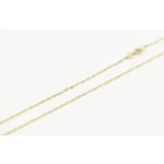 Zlatý řetízek valentino – detail článků