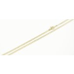 Zlatý řetízek pancer – detail očků