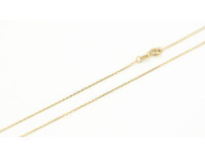 Zlatý řetízek anker – detail