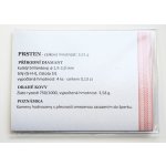 Parametry zlatého prstenu s diamanty