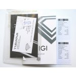 Zlatý prsten s diamantem a IGI certifikátem