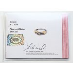 CGL certifikát k prstenu s diamanty